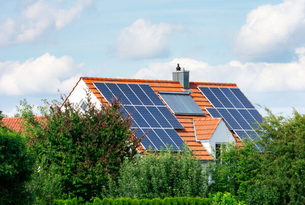 Modern House with Photovoltaic and Solar Heating System