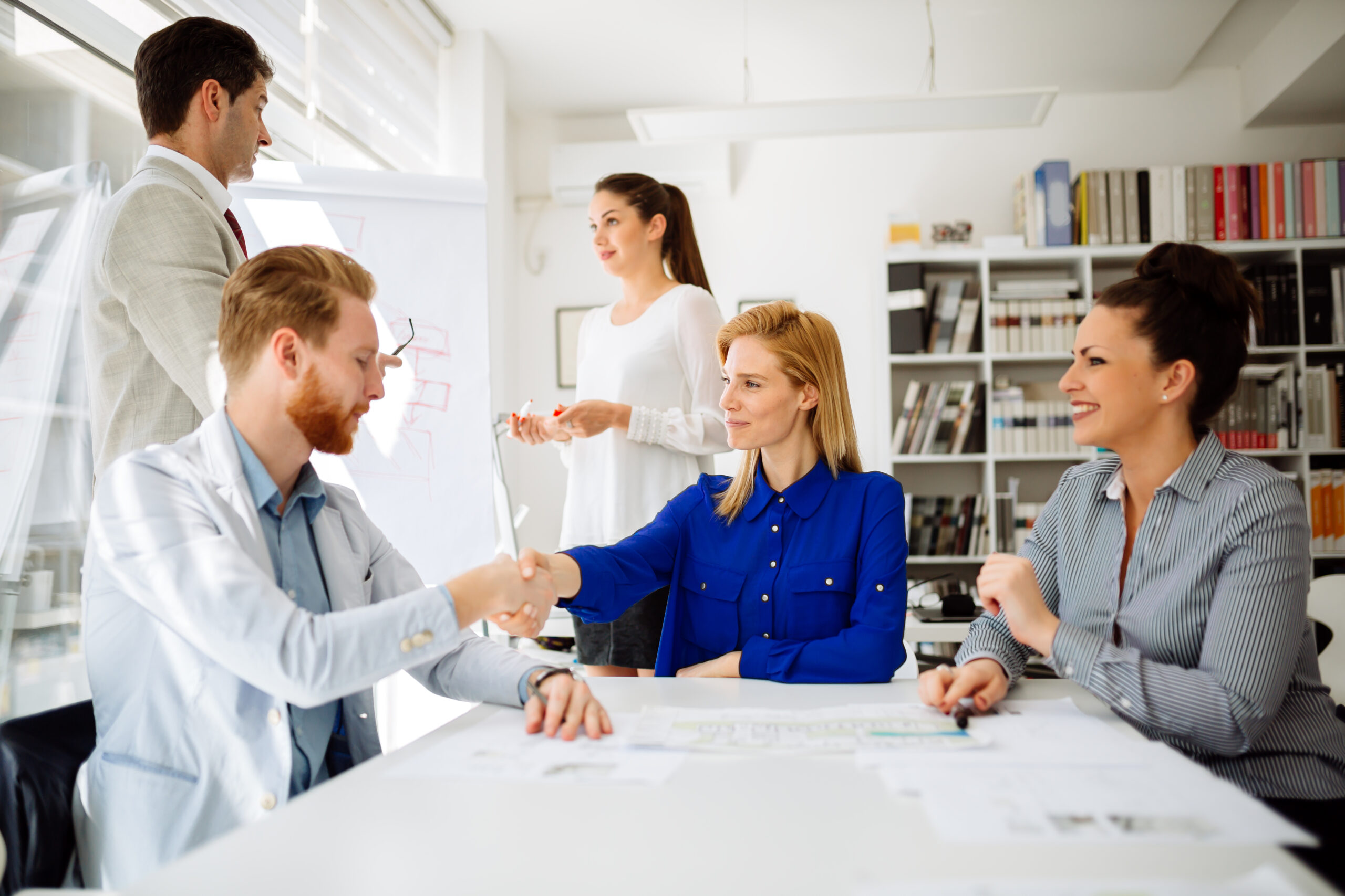 Winning a state contracting bid.